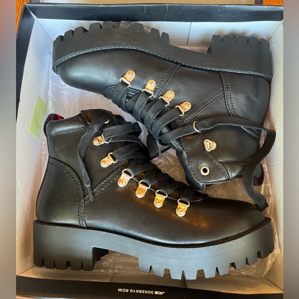Madden NYC Barclay Womens Combat Boots Size 7.5